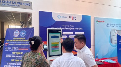 Trải nghiệm giải pháp Kiosk Đăng ký khám bệnh tự động của ETC, EPAY tại Hội nghị Khoa học trẻ Bệnh viện Trung ương Huế