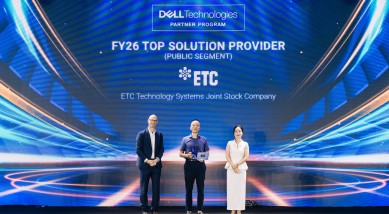 ETC ĐƯỢC VINH DANH “FY26 TOP SOLUTION PROVIDER – PUBLIC SEGMENT” TẠI DELL PARTNER APPRECIATION NIGHT 2026