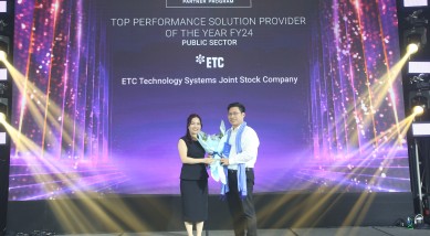 ETC vinh dự nhận giải thưởng “Top performance solution provider of the year - FY24 - Public Sector” của Dell Technologie